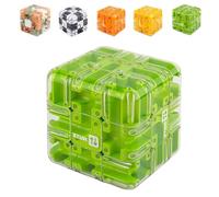 Large 3D Labyrinth Cube Puzzle, 3D Magic Cube Maze Ball Puzzle, Spatial Awareness Brain Training Toy, Stress Relief Educational Toys for Teenagers and Adults (Style-C)