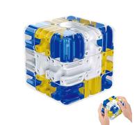 Large 3D Labyrinth Cube Puzzle,Engaging Brain Teaser Toy,Brain Training Puzzle,Family Games,Educational Learning Toys for Logical Thinking,Helps Relieve Stress,Gift for Adults Teens (Blue)