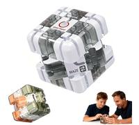 Large 3D Labyrinth Cube Puzzle, Magic Cube Maze Ball for Spatial Awareness Brain Training, Stress Relief & Logic Development, Educational Focus Game Gift for Adults Teens (B)