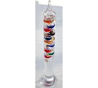 Large 44cm tall Free standing Galileo thermometer in Gift packaging by Awesome Gifts