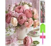 LARGE 5D DIAMANT EMBROiderie Set image mosaïque D25