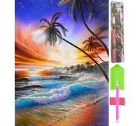 LARGE 5D DIAMANT EMBROiderie Set image mosaïque D39