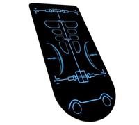 Large Ab Workout Mat - 5.25x2.3FT Thick Home, Gym Knee Protector Pad, Sound Insulation Cushion | For Abdominal Training Yoga Floor Fitness Exercise Daily Use, Fitness Mat, Knee Pad, Workout Cushion