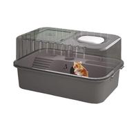 Large Acrylic Hamster Cage | Hedgehog Cage Portable | Transparent Guinea Pig | Hedgehog and Dwarf Hamster Cage | Easy to Clean, Portable Cage for Mice, Gerbils and Small Pets
