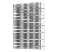 Large Aluminum Heatsink, 150x120x20mm Universal Graphics Card Cooler Computer Case Base Heat Dissipation for Wifi Router Ic Power Supply (Blanche)