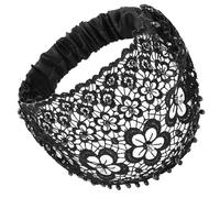 Large bandeau en dentelle - bandeau en perles de dentelle, cerceau de tête en dentelle florale perlée | Accessoires de cheveux de bandeau en dentelle vintage pour femmes filles, écharpe de cheveux élé