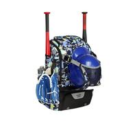 Large Baseball Backpack with Shoe Compartment - Lightweight Sports Bag