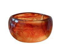 Large bracelet géométrique rond en acrylique - Texture acrylique - Convient pour un usage quotidien, une fête, un bijou tendance, taille unique, Comme décrit