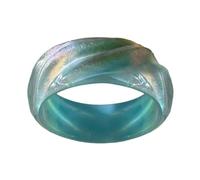 Large bracelet géométrique rond en résine - Bracelet géométrique - Texture en résine - Bijoux de poignet pour les amateurs de mode, As shown, Résine