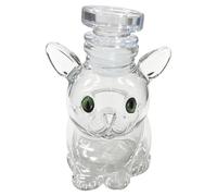 Large Candy Jar - Animal Inspired Treat Canister, Transparent Airtight Lid Container Designed Kitchen Countertop Storage, Ideal Holder for Sweets Nuts Candy Chocolate Pods Snacks Dining Living Room