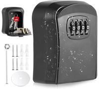 Large Capacity Key Box,Waterproof And Anti-Rust Secure Outdoor Key Box,Key Box With Code For Indoor And Outdoor Use (Abs M)