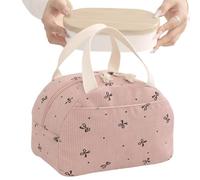Large Capacity Lunch Tote Thermal Food Carrier Reusable Cooler Handbag