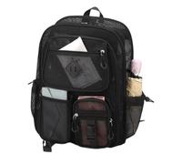 Large Capacity Mesh Backpack, Breathable Net Bag, Beach Sports Pack | Semi-Transparent Beach Bag for Kids Girls Boys Swimming Sports Hiking Outdoor Travel Vacations Work Fitness