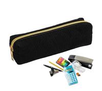 Large Capacity Pencil Case - Aesthetic Corduroy Stationery Bag | Solid Color Pen Pouch For Students | Big Storage For Pens, Rulers, Markers, And Art Supplies | Perfect Teen School Accessory And Desk O