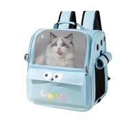 Large Capacity Pet Backpack for Cats, Travel Outdoor Cat Backpack Bag, Comfortable Hiking and Walking Pet Carrier, polyvalent Cat Backpack for Hiking, Camping, and Pet Travel