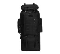 Large Capacity Waterproof Travel Backpack for Outdoor Adventures | Trekking and Hiking Rucksack for Climbing, Camping, and Cycling | Spacious and Lightweight Backpacking Bag for Men and Women, Noir