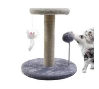 Large Cat Scratching Post, Cat Scratch Toy, Interactive Kitten Tree, Pet Activity Tree with Multilevel Activities Tower for Big Cats and Kittens, 10.24x10.24x11.02 inches
