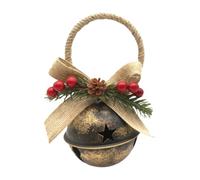 Large Christmas Jingle Bells - Christmas Tree Bells | Rustic Metal Pendant