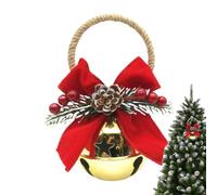Large Christmas Jingle Bells - Christmas Tree Bells | Rustic Metal Pendant