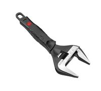 Large clé à molette réglable - Grande clé demi-lune en acier inoxydable | Clé d'entraînement forgée universelle large ouverture, clé, Wa multifonctionnelle