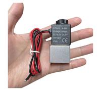 Large compatibilité Électrovanne en laiton normalement ouverte de 4mm, 1/8 "12V 24V 110 220, vannes pneumatiques à 2 voies for l'eau bidirectionnelle Connexion rapide(DC 12V,4mm)