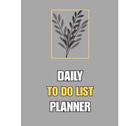 Large Daily To Do List Pad - 8.5 x 11 Inch Undated Planner Notepad - 120 Pages for Work & Personal Goals