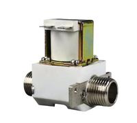 Large Direct Drinking Fountain Water Inlet G1/2 Male Thread Copper Solenoid Valve DN15 220V 24V 12V Brass Check(Pressure,24V_OPEN)