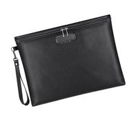Large Document Bags with Code Lock Temperature Resistance Money Bag File Wallet 34x25x3.50cm Cash Protective Bag Zippered Closure File Pouches