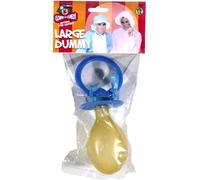 Large Dummy, Soother, Assorted Pink or Baby Blue,