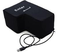 Large Entry Button Entry Key with Desk Cushion USB Keyboard Gadget for Anti-Stress,Large USB Cushion Shaped Entry Keyboard,Unbreakable Key Pillow Desk Pillow