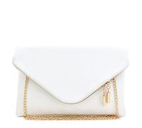 Large Envelope Clutch Bag with Chain Strap