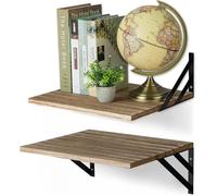 Large Étagère Murale en Bois de 30 cm de Profondeur, Lot de 2