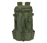 Large Fishing Gear Backpack, Water-Resistant Tackle Box Storage Bag, Fishing Organizer with Rod Holders, Multi-Compartment Fishing Tackle Backpack for Outdoor Use, Fishing Tackle Bag with Adjustable
