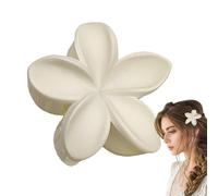 Large Flower Hair Claw, Matte Hair Clips with Stylish Floral Design, Polystyrene Non-Slip Jaw Hairpins for Women, Perfect for Both Thick and Thin Hairs, 3.15x3.15x1.97 Inches