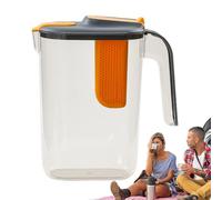 Large Fruit Infusers Pichet | 2600 ml Heat-Resistant Infused Water Container | INFSION Drink Maker For Hot Cold Beverages, Iced Tea, Fruits Juice, Detox Drinks, Refreshing Flavor Infuser For Home Out