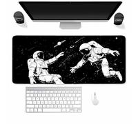 Large Gaming Mouse Mat Astronaut Star, Mouse Pad 800x400mm, Computer Keyboard Mousepad Extended Desk Mat, Soft Smooth Surface and Anti-Slip Rubber Base for Office/Gaming