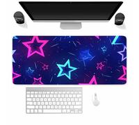 Large Gaming Mouse Mat Shining Star, Mouse Pad 800x300mm, Computer Keyboard Mousepad Extended Desk Mat, Soft Smooth Surface and Anti-Slip Rubber Base for Office/Gaming