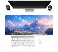 Large Gaming Mouse Mat Star Mountain, Mouse Pad 1000x500mm, Computer Keyboard Mousepad Extended Desk Mat, Soft Smooth Surface and Anti-Slip Rubber Base for Office/Gaming