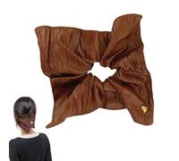 Large Hair Scrunchies - Heart Shaped Ponytail Holder for Girls Women | Elastic Hair Ties, Hairs Friendly Accessory, Fashion Organizer for Daily Wear, Casual Party Travel Gym Use