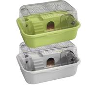 Large Hamster Cage- Enfin le hamster court sans réveiller personne. | Cage à double couche avec roue sans bruit + tunnel et maisons