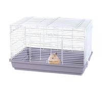 Large Hamster Cage, Portable Hedgehog Hideaway, 47x30x30cm/18.5x11.81x11.81 inches Ventilated Small Animal Habitat with Detachable Bottom, Ideal for Sleeping and Pet Cage