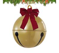 Large Inflatable Christmas Ornaments | Giant Bell Inflatables Christmas Decorations | Holiday Decor for Indoor Outdoor Party Home Lawn Garden Yard Patio Porch Front Door
