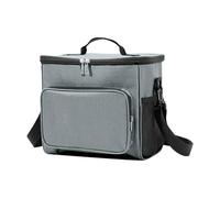 Large Insulated Lunch Bag, Beach Cooler Tote, 10.24x6.69x9.45 Inches Waterproof Bottle Carrier, Portable Food and Drink Pack for Camping Hiking Fishing Boating Picnic School Work Outdoor Activities