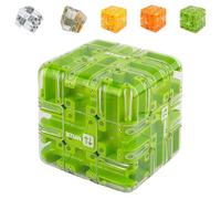 Large Labyrinth 3D Puzzle Maze Cube - Engaging Brain Teaser Toy,3D Maze Puzzle Cube Brain Teaser Game,Logical Challenge 3x3 Maze Cube,for Stress Relief & Logic Development-C