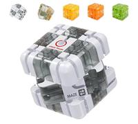 Large Labyrinth 3D Puzzle Maze Cube - Engaging Brain Teaser Toy,3D Maze Puzzle Cube Brain Teaser Game,Logical Challenge 3x3 Maze Cube,for Stress Relief & Logic Development-B