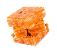 Large Labyrinth 3D Puzzle Maze Cube - Engaging Brain Teaser Toy, Cube Maze (Orange)