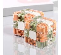 Large Labyrinth 3D Puzzle Maze Cube - Engaging Brain Teaser Toy, Engaging Brain Teaser Cube, Improve Spatial Logic & Concentration for Adults & Kids (2pcs)