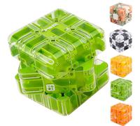 Large Labyrinth 3D Puzzle Maze Cube - Engaging Brain Teaser Toy, Smart Maze Cube, New Brain Training Mazes Magic Cube Ball, Fidget Spatial Labyrinth 3D Puzzle 2026 (Green)