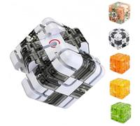 Large Labyrinth 3D Puzzle Maze Cube - Engaging Brain Teaser Toy with Smart Puzzle Maze Roller Ball for Adults Teens for Logic Development & Anxiety Relief (Grey)