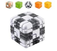 Large Labyrinth 3D Puzzles Maze Cube - Engaging Brain Teaser Toy, 3D Magic Cube Maze Ball Puzzle, Spatial Awareness Brain Training Toy, Educational Focus Game Gift for Adults Teens (B)